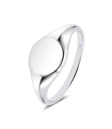 Signet Plain Silver Ring NSR-4342